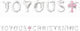 Joyous Christening Foil Customizable Pink Or Blue Cross Letter Banner 5.5ft - Amscan