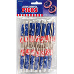 Jumbo Umbrella Picks - Patriotic (24ct) - Amscan