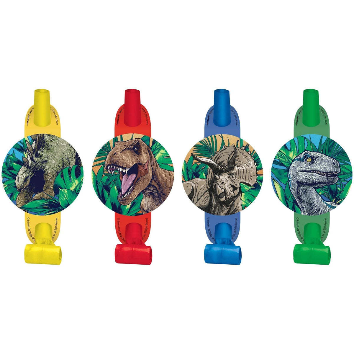 Jurassic World into the Wild Blowouts (8 Count) - Amscan