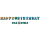 Jurassic World into the Wild Letter Banner Kit 10ft (1 Count) - Amscan