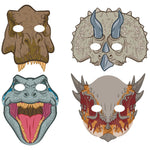 Jurassic World into the Wild Paper Masks (8 Count) - Amscan