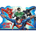 Justice League Postcard Invitations 8ct - Amscan