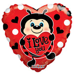 Lady Bug With Heart 18″ Balloon