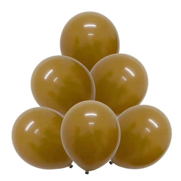 Khaki 12″ Latex Balloons by GloMex from Instaballoons