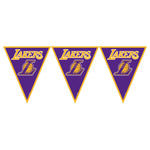 LA Lakers NBA Pennant Banner by Amscan from Instaballoons