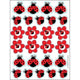 Ladybug Fancy Stickers (4 sheets)