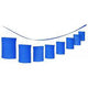 Lantern Ppr Garland Ryl Blue