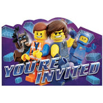 Lego Movie 2 Postcard Invitations 8ct - Amscan