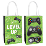 Level Up Create Your Own Kraft Bags 8ct - Amscan