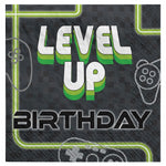 6.5" Luncheon Napkins - Level Up (16ct) - Amscan