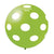 Light Green with White Polka Dots 31″ Latex Balloon by Gemar from Instaballoons