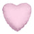 Light Pink Heart (requires heat-sealing) 9″ Foil Balloons by Convergram from Instaballoons