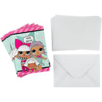 LOL Surprise Invitation Cards 8ct - Unique