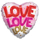 Love Love Love Heart 18″ Balloon