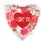 Love You Roses Heart 18″ Balloon