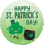 Lucky Charm St. Patrick's Day 17″ Foil Balloon by Anagram from Instaballoons