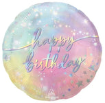 Luminous Happy Birthday 28″ Foil Balloon by Anagram from Instaballoons