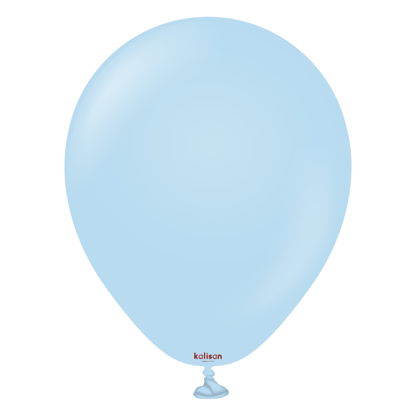 Macaron Blue 12″ Latex Balloons by Kalisan from Instaballoons