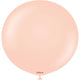 Macaron Salmon 24″ Latex Balloons (2 count)