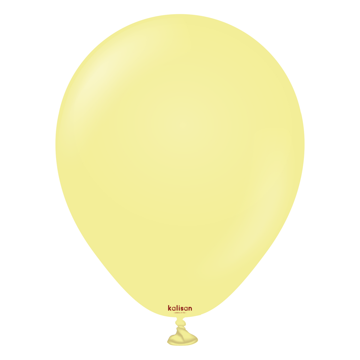 Macaron Yellow 12″ Latex Balloons by Kalisan from Instaballoons