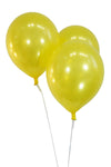 Magic Touch Latex Metallic Yellow 12″ Latex Balloons (144)