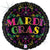 Mardi Gras Flilgree 18″ Foil Balloon by Betallic from Instaballoons