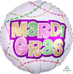 Mardi Gras Party 18″ Foil Balloon by Anagram from Instaballoons