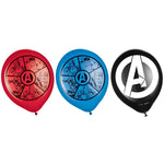 Marvel Avengers 12" Printed Latex Balloons 6ct - Amscan