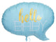 Hello Baby Blue 24″ Balloon