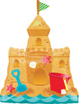 Mayflower Mylar & Foil Sandcastle with Pail 30″ Balloon