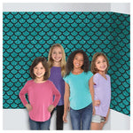 Mermaid Print Scene Setter Room Roll - Amscan