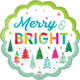 Merry and Bright 22″ Balloon