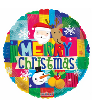 Merry Christmas  18″ Foil Balloon by Convergram from Instaballoons