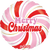 Merry Christmas Candy Swirl 18″ Foil Balloon by Prima from Instaballoons