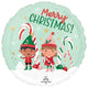 Merry Christmas Elves 17″ Balloon