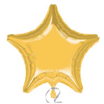 Metallic Gold Star 32″ Foil Balloon by Anagram from Instaballoons