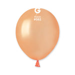 Metallic Metal Peach 5″ Latex Balloons by Gemar from Instaballoons