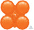 Metallic Orange Magic Arch 24″ Foil Balloon by Anagram from Instaballoons