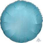 Metallic Pearl Pastel Blue Circle Round 18″ Foil Balloon by Anagram from Instaballoons