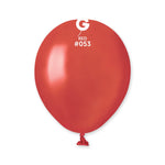 Metallic Red 5″ Latex Balloons by Gemar from Instaballoons