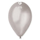 Metallic Silver 12″ Latex Balloons (50 count)