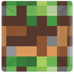 7" Paper Plates - Minecraft TNT Party (8ct) - Amscan