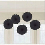 Mini Fan Deco - Black by Amscan from Instaballoons
