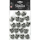 Mini Skulls - White/Black (18ct) - Amscan