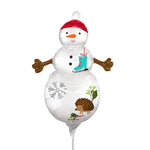 Mini Snowman Foil Balloon by Anagram from Instaballoons