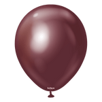 Mirror Burgundy 18″ Latex Balloons by Kalisan from Instaballoons