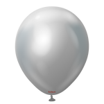 Mirror Silver 18″ Latex Balloons by Kalisan from Instaballoons