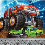 5" Beverage Napkins - Monster Truck Rally (16ct) - Creative Converting