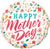 Mother's Day Ditsy Flowers 18″ Foil Balloon by Qualatex from Instaballoons