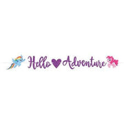 My Little Pony Friendship Adventures Glitter Banner 12ft - Amscan